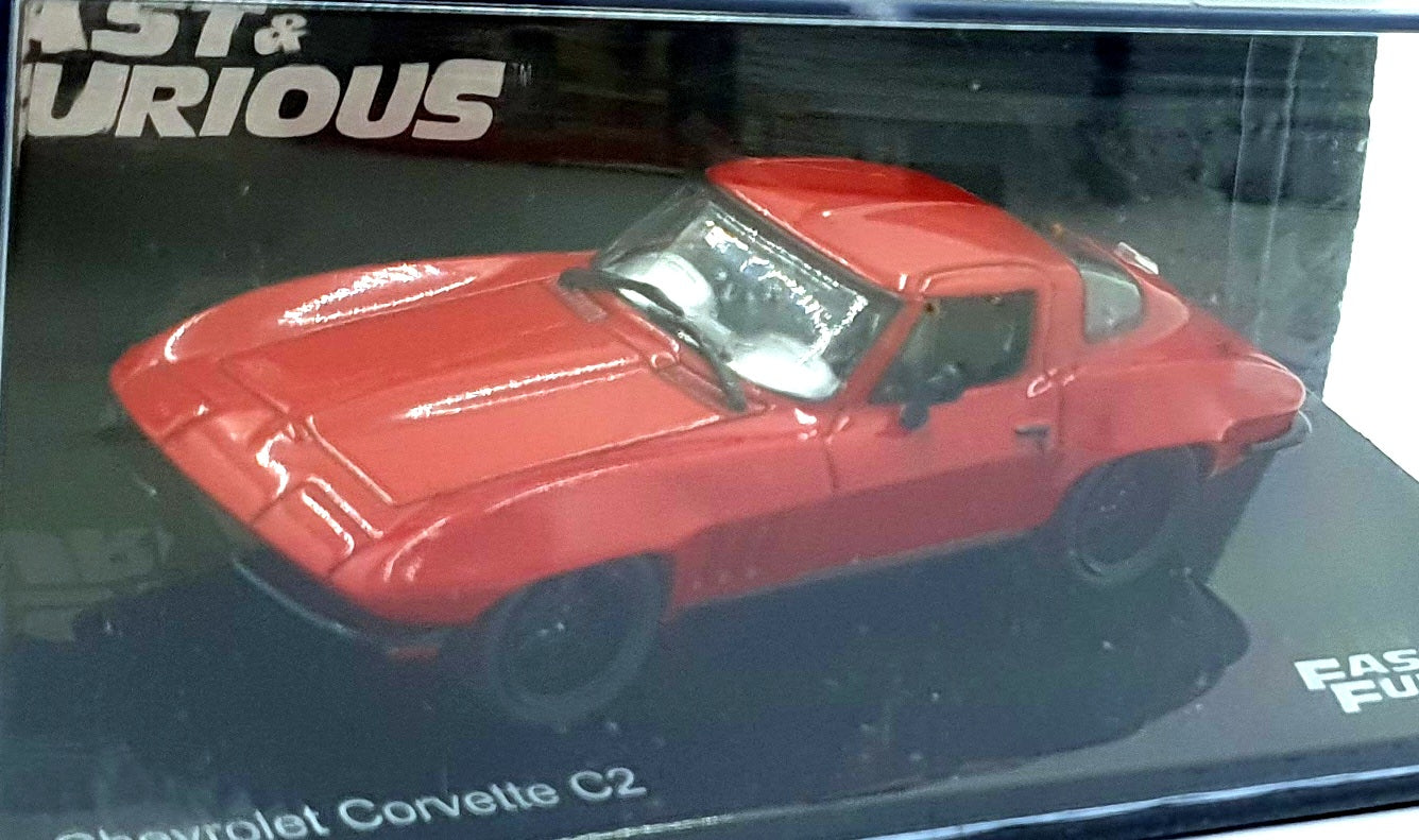 DeAgostini 1/43 Scale F220CMC047 - Fast and Furious Chevrolet Corvette C2 - Red