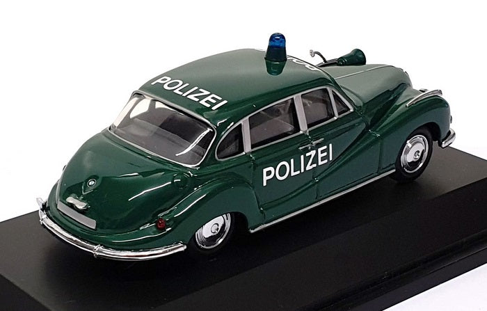 Schuco 1/43 Scale Diecast 02042 - BMW 502 Polizei - Green