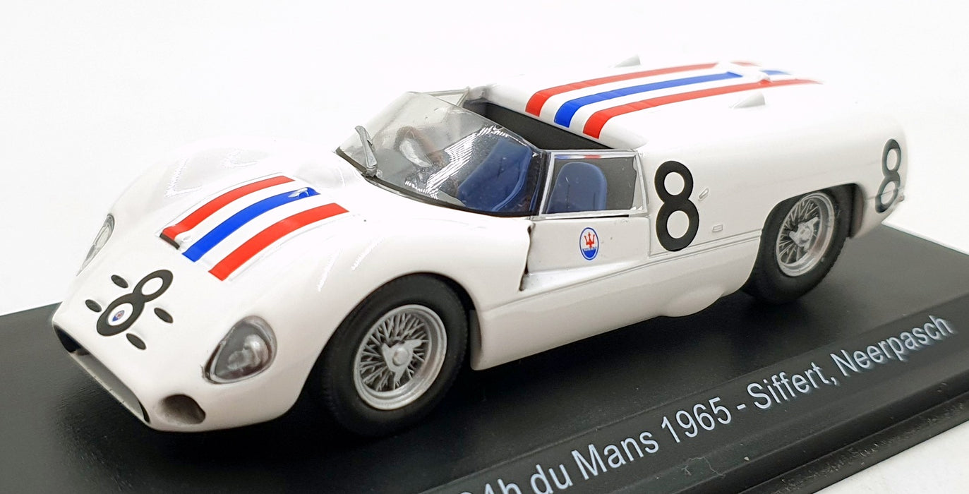 Leo Models 1/43 Scale 5326D - Maserati Tipo 65 Le Mans 1965 #8 Siffert
