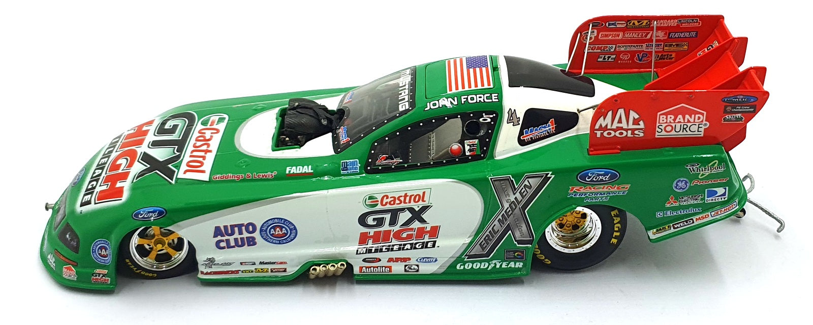 Motorsports Authentics 1/24 Scale AJF7821CSJF - 2007 Mustang Funny Car - Force