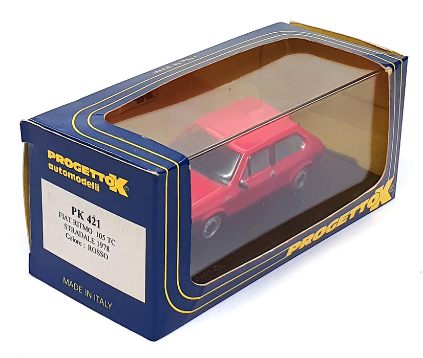 ProgettoK 1/43 Scale PK421 - 1978 Fiat Ritmo 105 TC - Red