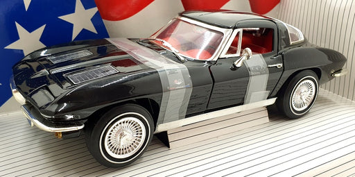 Ertl 1/18 Scale Diecast 7365 - 1963 Chevrolet Corvette Stingray - Black