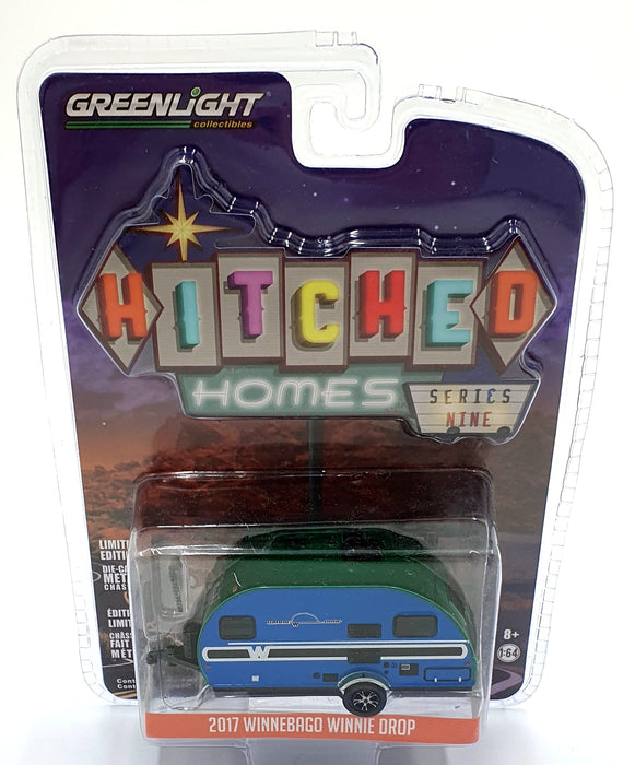 Greenlight 1/64 Scale 34090-D - 2017 Winnebago Winnie Drop - Blue