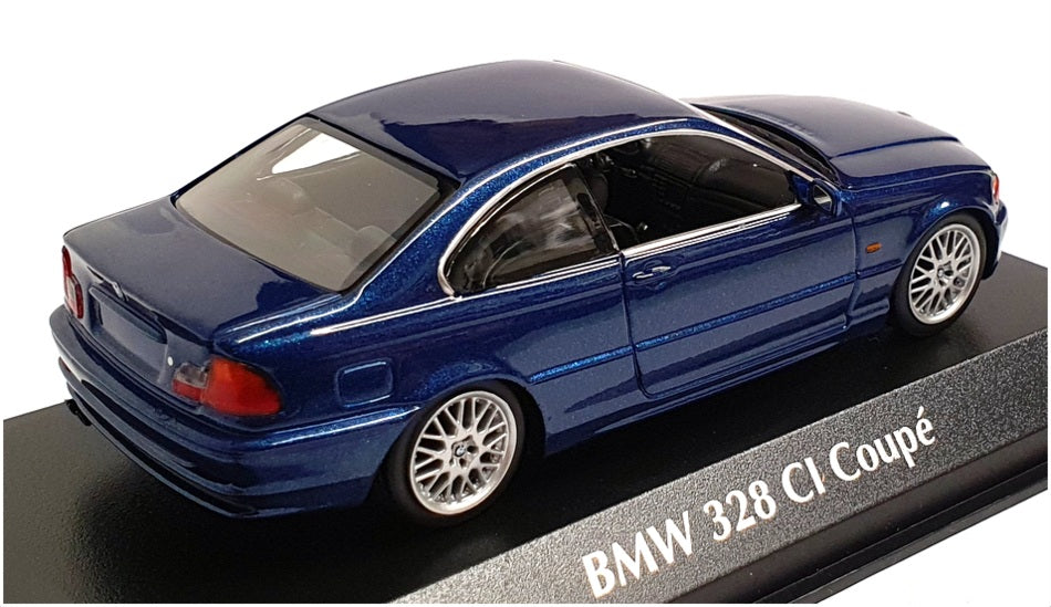 Maxichamps 1/43 Scale 940 028321 - 1999 BMW 328 CI Coupe - Met Blue