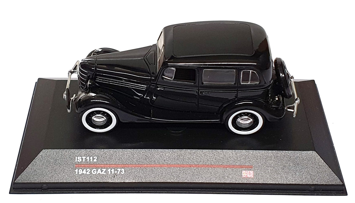 IST Models 1/43 Scale Diecast IST112 - 1942 Gaz 11-73 - Black