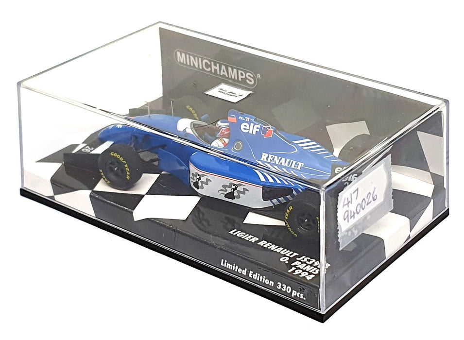 Minichamps 1/43 Scale 417 940026 - F1 Ligier Renault JS39B O. Panis 1994