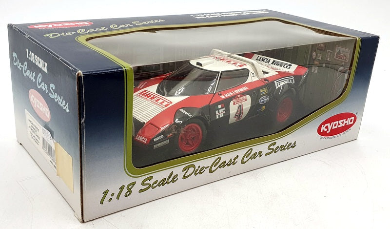 Kyosho 1/18 Scale Diecast 08316B - Lancia Stratos HF Rally Sanremo 1978 #4