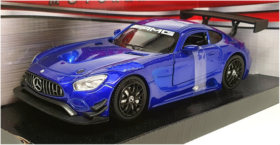 Motor Max 1/24 Scale Diecast 73386BL - Mercedes AMG GT3 - Blue
