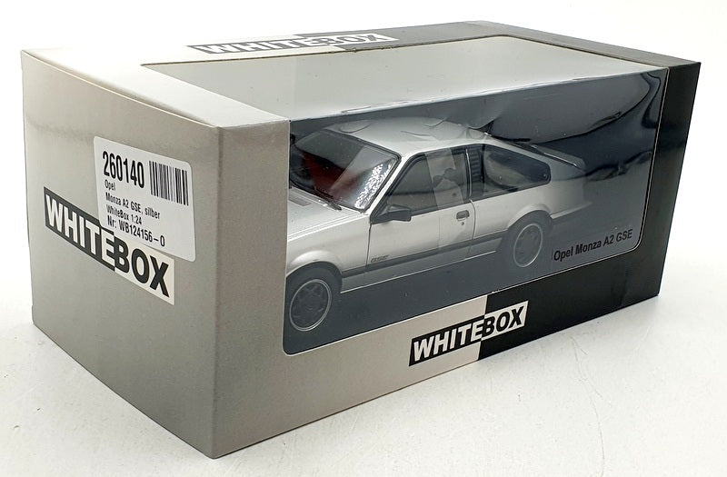 Whitebox 1/24 Scale Diecast WB124156-O - Opel Monza A2 GSE - Silver