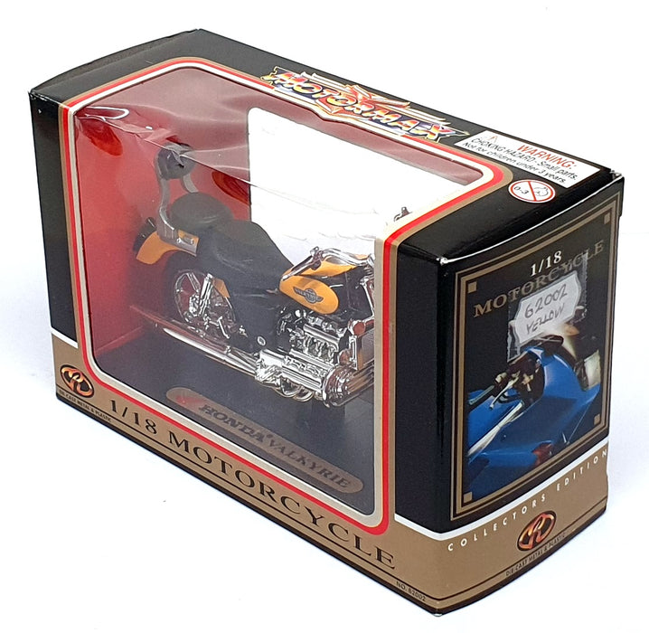 Motor Max 1/18 Scale 62002 - Honda Valkyrie Motorbike - Yellow
