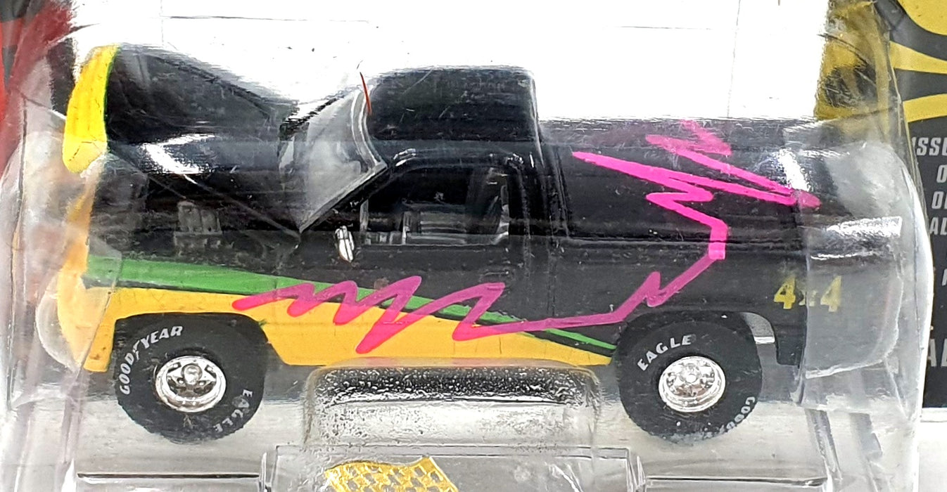 Racing Champions 1/61 Scale 08107 - 1996 Dodge RAM Truck - Black/Yellow