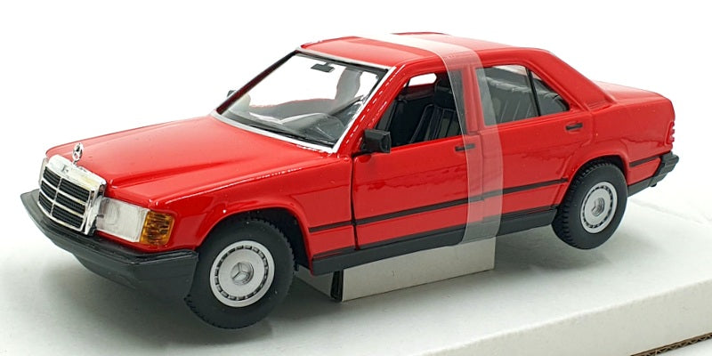 Burago 1/24 Scale Diecast 18-21103 - Mercedes-Benz 190 E 2.6 - Red