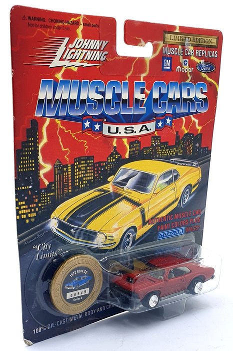 Johnny Lightning 1/64 Scale 200-180 - Muscle Cars 1972 Chevrolet Nova SS - Red