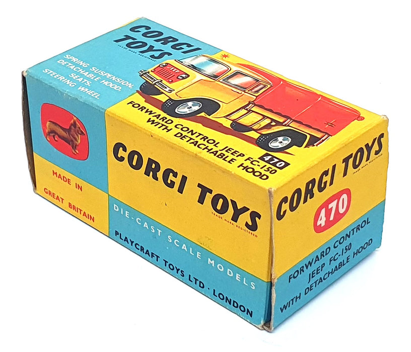 Corgi Toys Original Model 470 Forward Control Jeep FC-150 With Detachable Hood