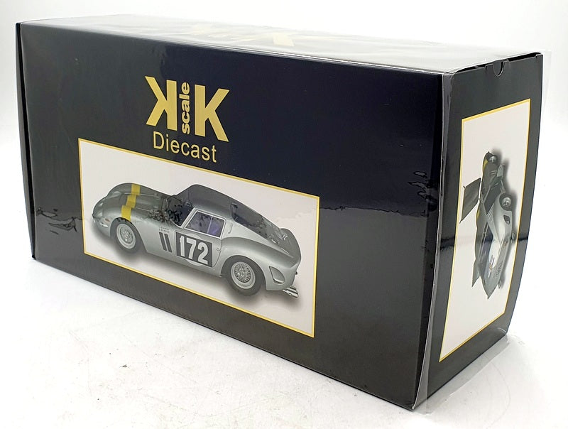 KK Scale 1/12 Scale Diecast KKDC120124 - Ferrari 250 GTO #172 L.Bianchi - Silver