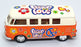 Kinsmart 1/32 Scale Pull Back & Go TY4226 - 1962 Volkswagen Classical Bus Orange