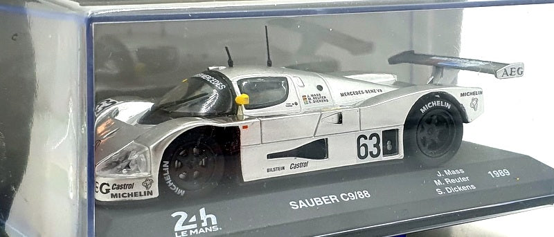 Altaya 1/43 Scale 19325C - Sauber C9/88 #63 24H Le Mans 1989