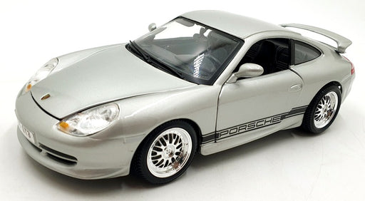 Burago 1/18 Scale Diecast 18-10000L - Porsche 911 GT3 Strasse - Silver