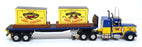 Matchbox Appx 30cm Long Diecast DYM92127 - Peterbilt Truck & Trailer