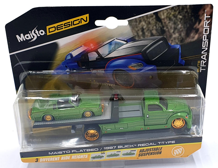Maisto 1/64 Scale Diecast 15055 1987 Buick Regal T-Type/Maisto Flatbed