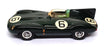 Western Models 1/43 Scale WRK28 - 1953 Jaguar D-Type Racing Car #6 - Green