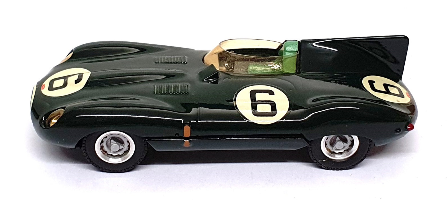 Western Models 1/43 Scale WRK28 - 1953 Jaguar D-Type Racing Car #6 - Green