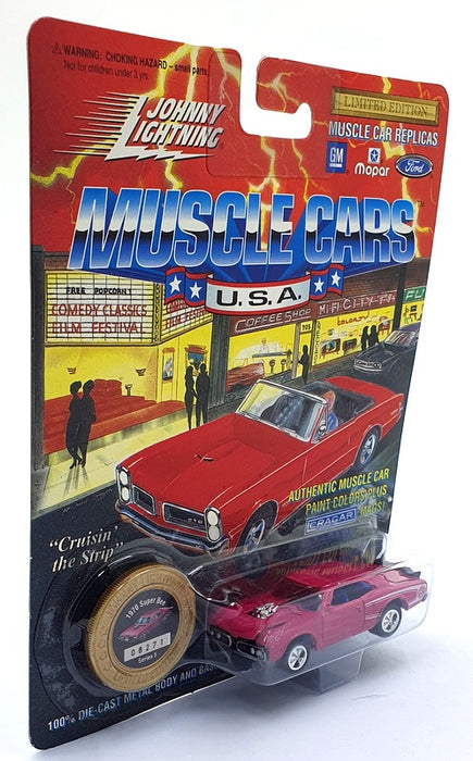 Johnny Lightning 1/64 Scale 200-150 - Muscle Cars 1970 Plymouth Super Bee - Pink