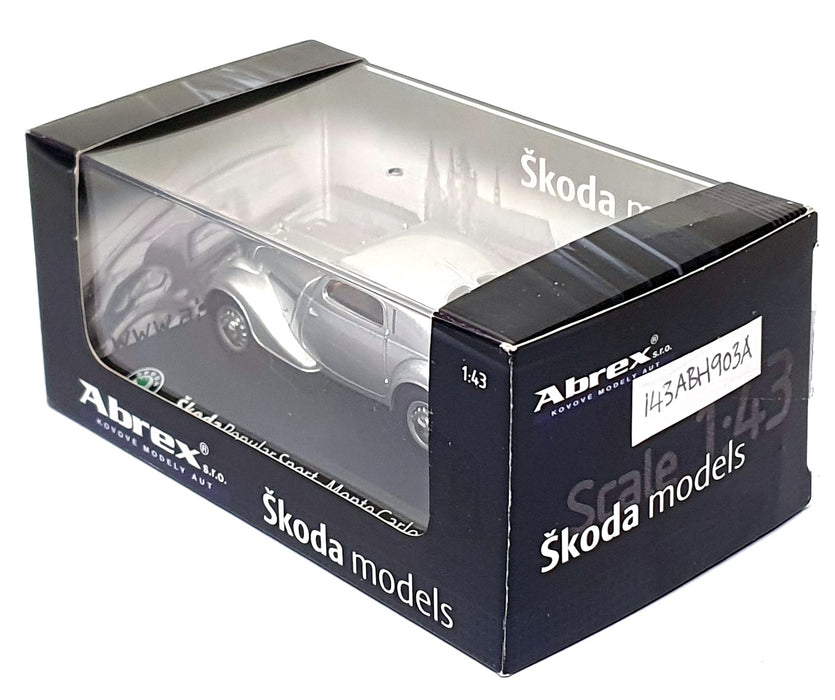 Abrex 1/43 Scale 143ABH903A - Skoda Popular Sport Monte Carlo - Silver