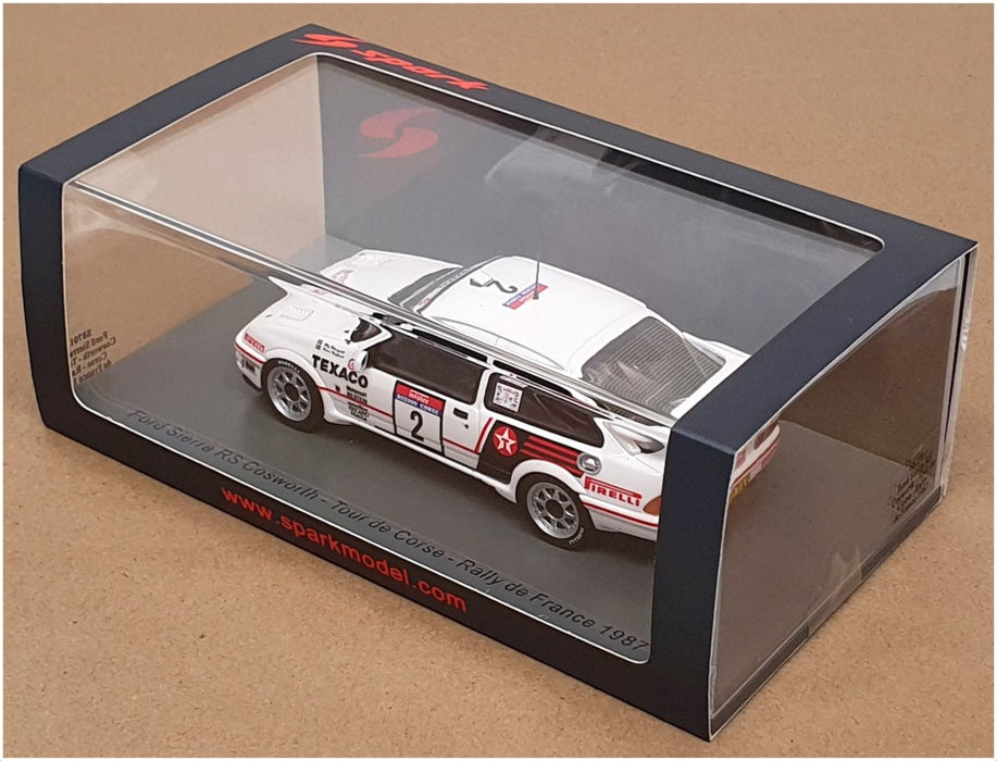 Spark 1/43 Scale S8701 Ford Sierra RS Cosworth Tour de Corse Rally de France '87