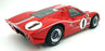 GMP 1/12 Scale Diecast 12072 - 1967 Ford GT40 Mark IV #1 - Red/White