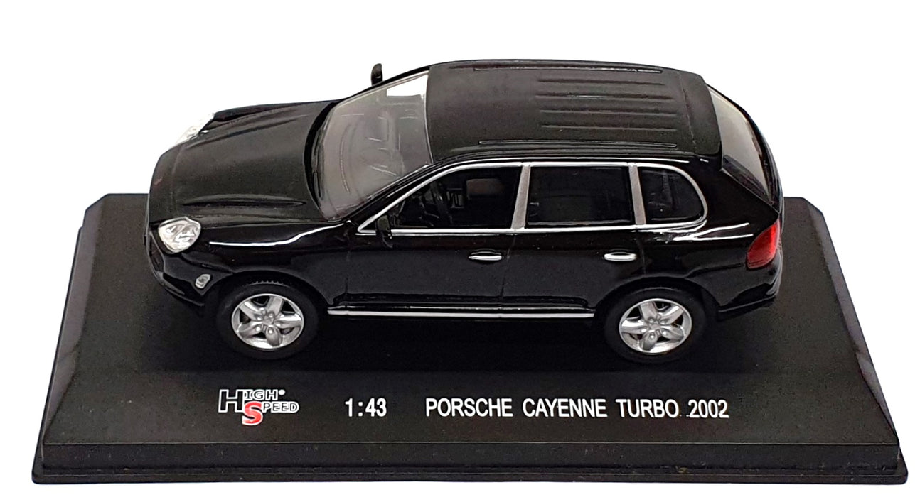 High Speed 1/43 Scale HF9254S - Porsche Cayenne Turbo 2002 - Black