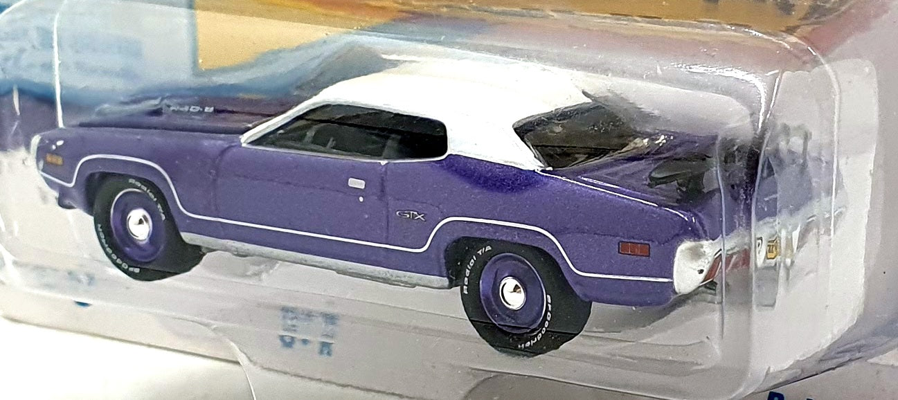 Johnny Lightning 1/64 JLMC026 - 1971 Plymouth GTX - Purple