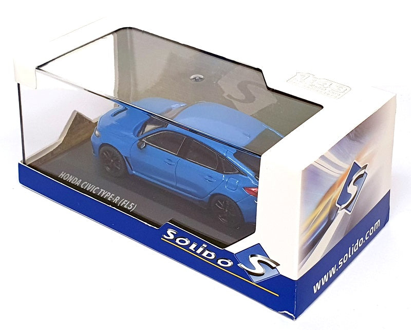 Solido 1/43 Scale Diecast S4314301 - Honda Civic Type-R (FL5) - Blue Racing