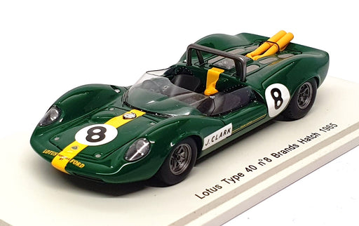 Spark 1/43 Scale S2212 - Lotus Type 40 #8 Brands Hatch 1965 Jim Clark