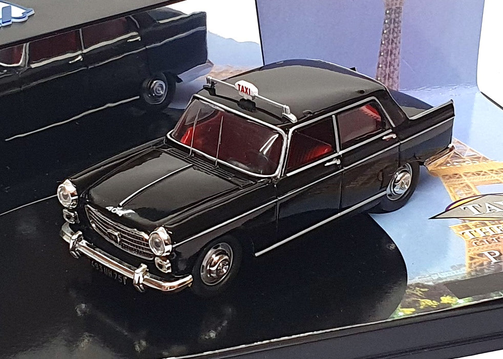 City Models 1/43 Scale Diecast CT012B - Peugeot 404 Paris Taxi - Black