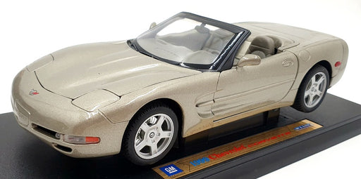 Welly 1/18 Scale Diecast 9840W - 1999 Chevrolet Corvette - Champagne