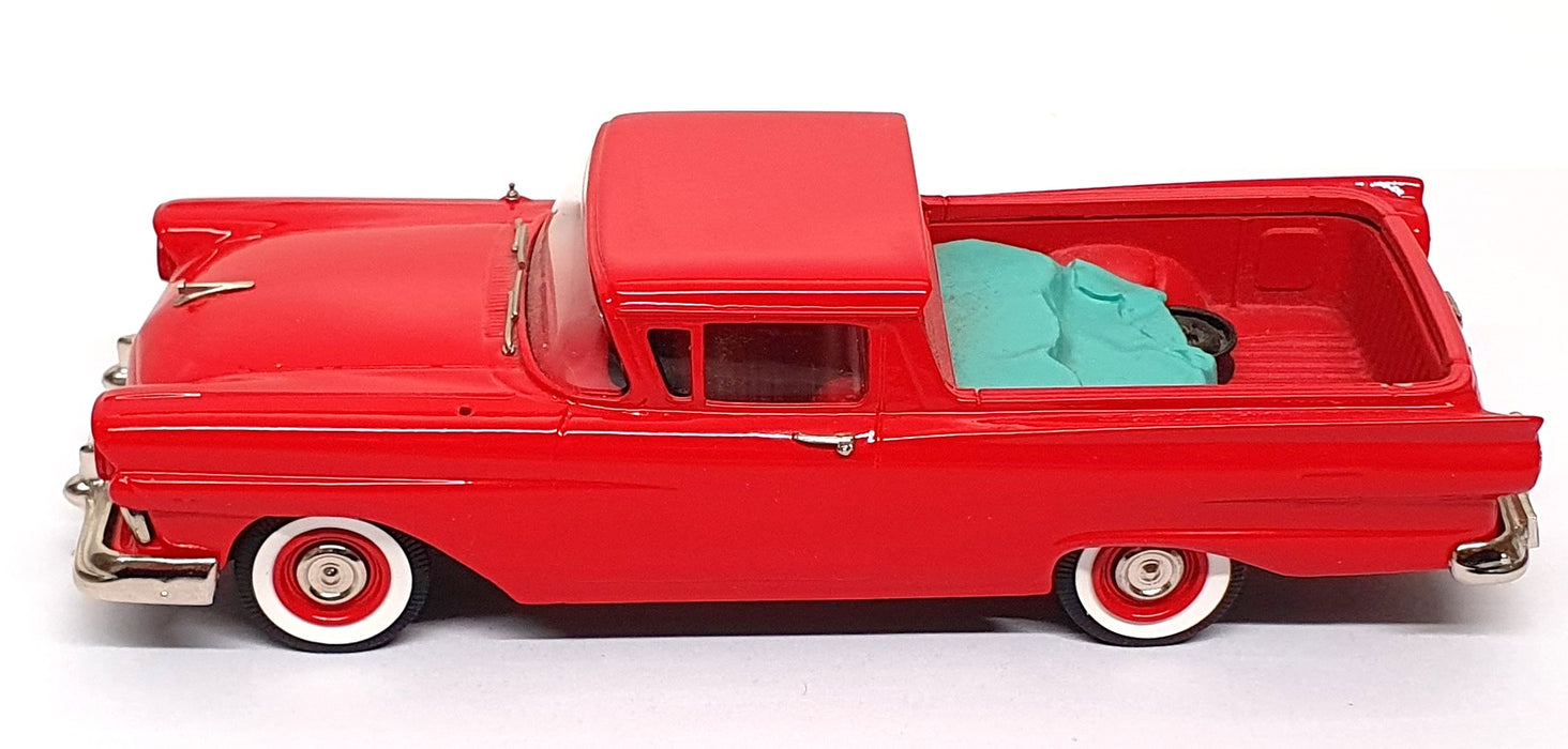 Brooklin Models 1/43 Scale BRK108 - 1957 Ford Ranchero Pickup Truck - Red