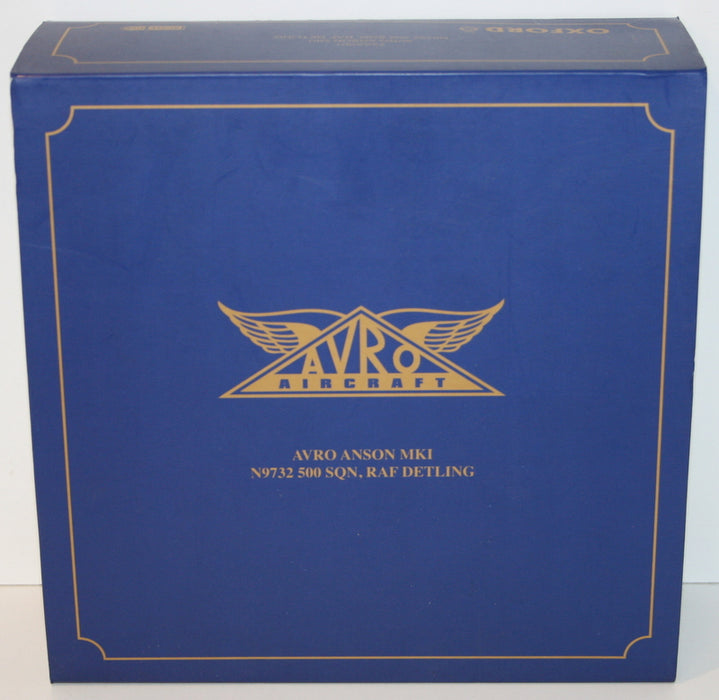 Oxford 1/72 Scale 72AA001 - Avro Anson N9732 MK1 500 Squadron RAF Detling
