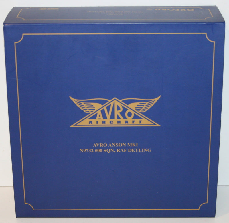 Oxford 1/72 Scale 72AA001 - Avro Anson N9732 MK1 500 Squadron RAF Detling