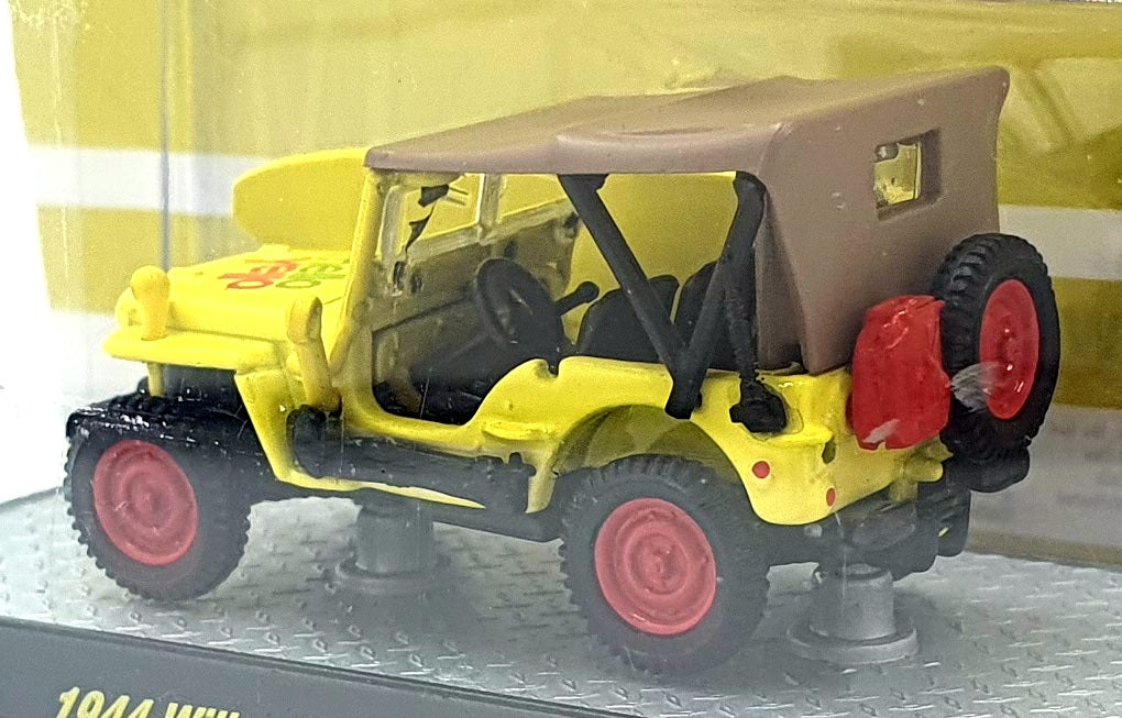 Castline M2 Machines 1/64 Scale A17 1944 Willys MB Jeep - Yellow