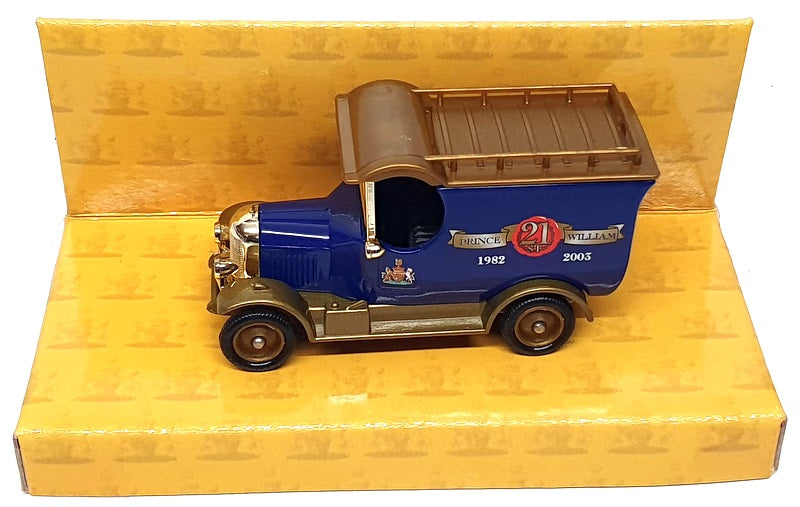Oxford Appx 8cm Long DG050053 Morris Bull Nose Van Prince William 21st Blue/Gold