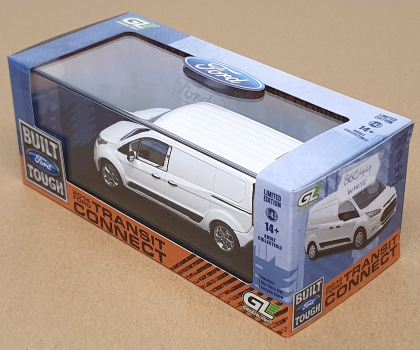 Greenlight 1/43 Scale 86044 - 2014 Ford Transit Connect Van - White