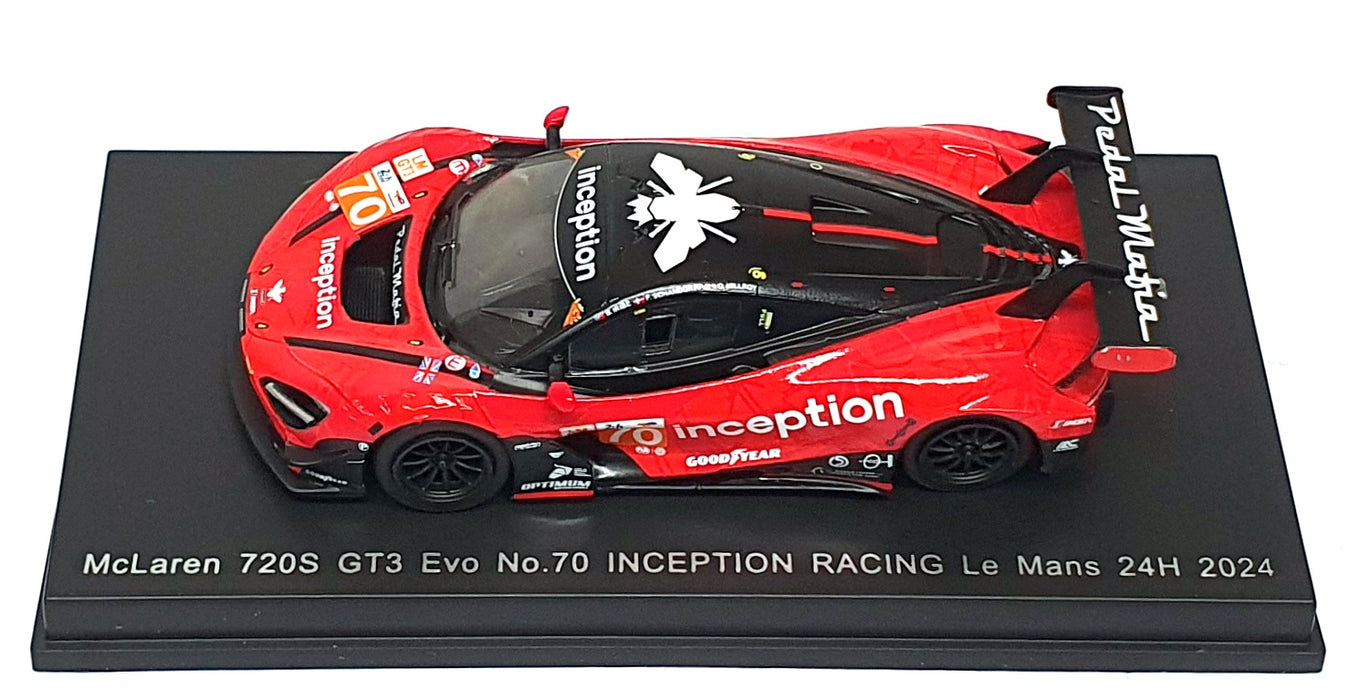 Spark 1/64 Scale Y396 - McLaren 720S GT3 Evo #70 24Hr Le Mans 2024