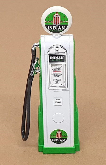 Road Signature 1/18 Scale 98600 - Petrol Gas Pump (Indian Gasoline) White/Green