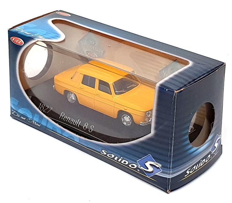 Solido 1/43 Scale Diecast 1827 - Renault 8 S - Yellow