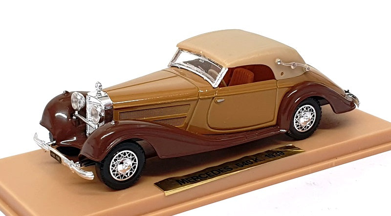 Solido 1/43 Scale Diecast No. 67 - 1939 Mercedes Benz 540K - Brown