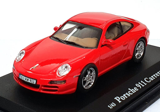 Hongwell 1/43 Scale Diecast HW911R - Porsche 911 Carrera S - Red