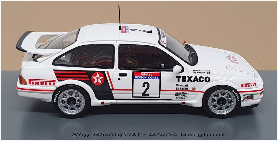 Spark 1/43 Scale S8701 Ford Sierra RS Cosworth Tour de Corse Rally de France '87