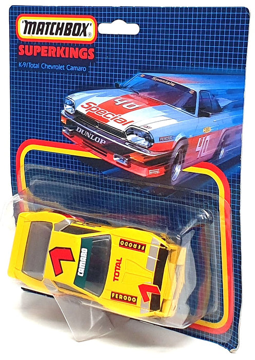 Matchbox Superkings 12cm Long Diecast K-9 - Total Chevrolet Camaro