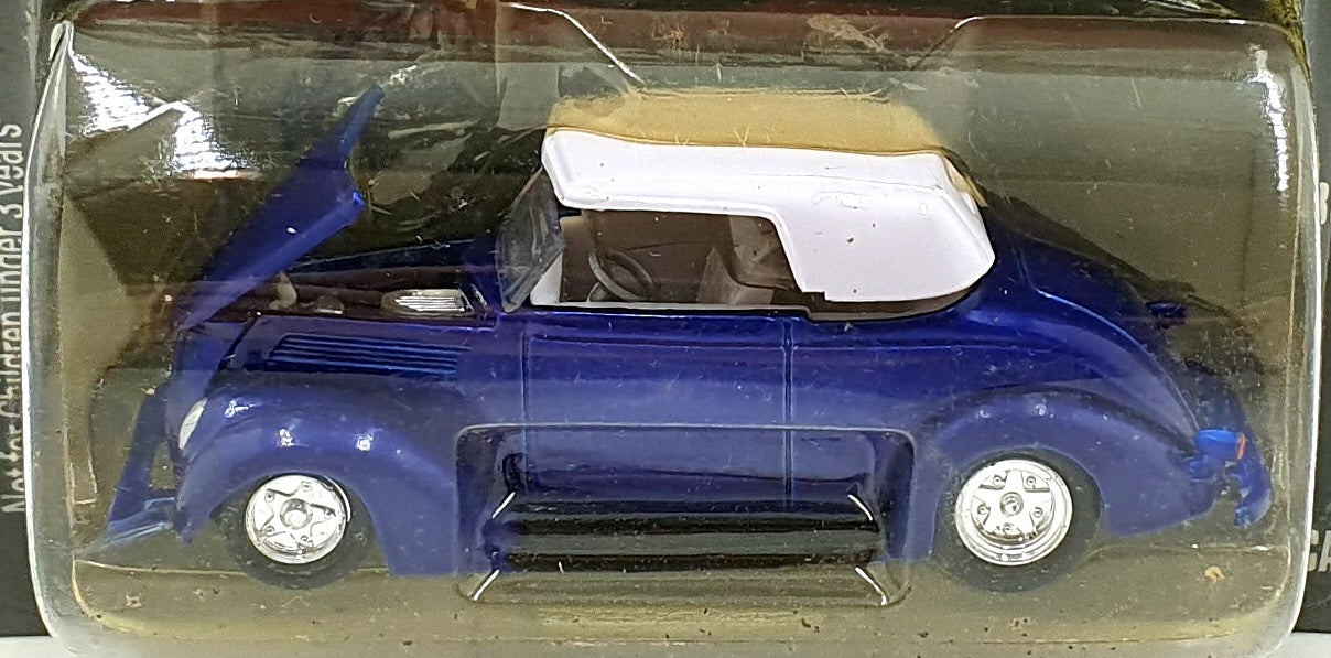 Racing Champions 1/58 Scale 08146-2 - 1937 Ford Convertible- Blue/White